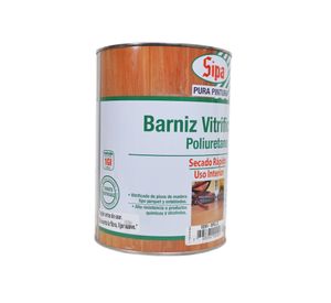 Barniz vitrificante 1 galón Poliuretano semi brillante Sipa