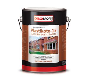 Barniz 1 galón Plastikote-15 ladrillo semi brillante Chilcorrofin