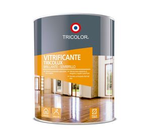 Barniz vitrificante 1/4 galón Tricolux transparente brillante/semi brillante Tricolor