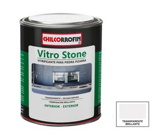 Barniz 1/4 galón Vitro Stone natural brillante Chilcorrofin