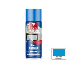 Pintura spray Secado rápido celeste brillante Marson