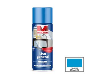 Pintura spray Secado rápido celeste brillante Marson