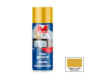 Pintura spray Secado rápido amarillo oro brillante Marson