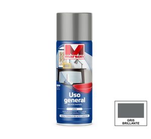 Pintura spray Secado rápido gris brillante Marson