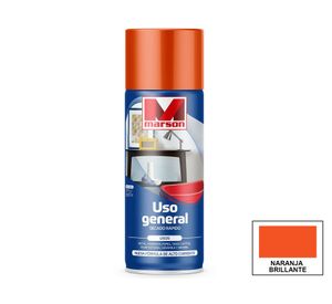 Pintura spray Secado rápido naranjo brillante Marson.