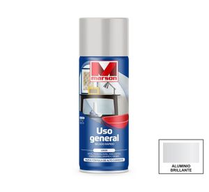 Pintura spray Secado rápido aluminio alto brillo Marson
