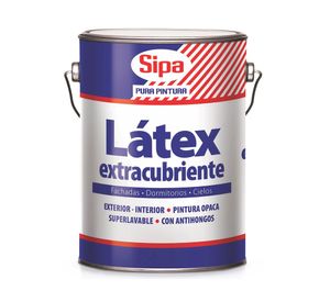 Látex 1 galón Extracubriente blanco invierno mate Sipa