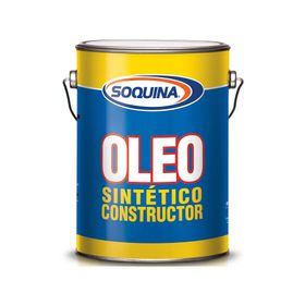Óleo sintético 1 galón Constructor blanco Soquina