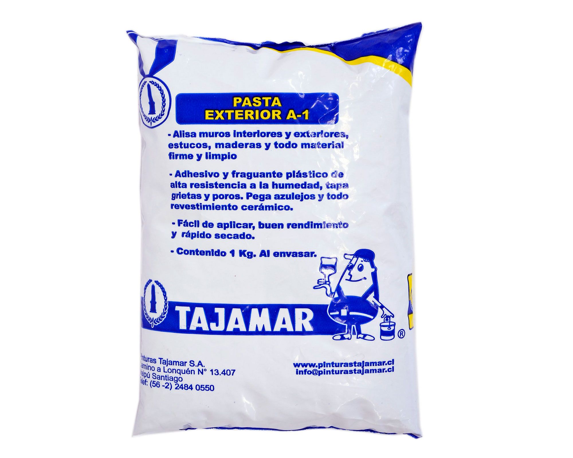 Pasta muro 1 kg A-1 Acrílica blanco Tajamar