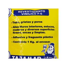 Pasta muro 1 kg F-6 Vinílica Tajamar