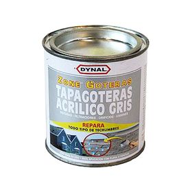 Tapagoteras acrílico 1/8 galón Zone goteras gris Dynal