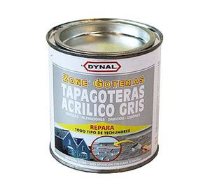Tapagoteras acrílico 1/8 galón Zone goteras gris Dynal