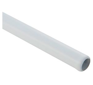 Barra cortina baño 2 m plástificada blanco Indegal