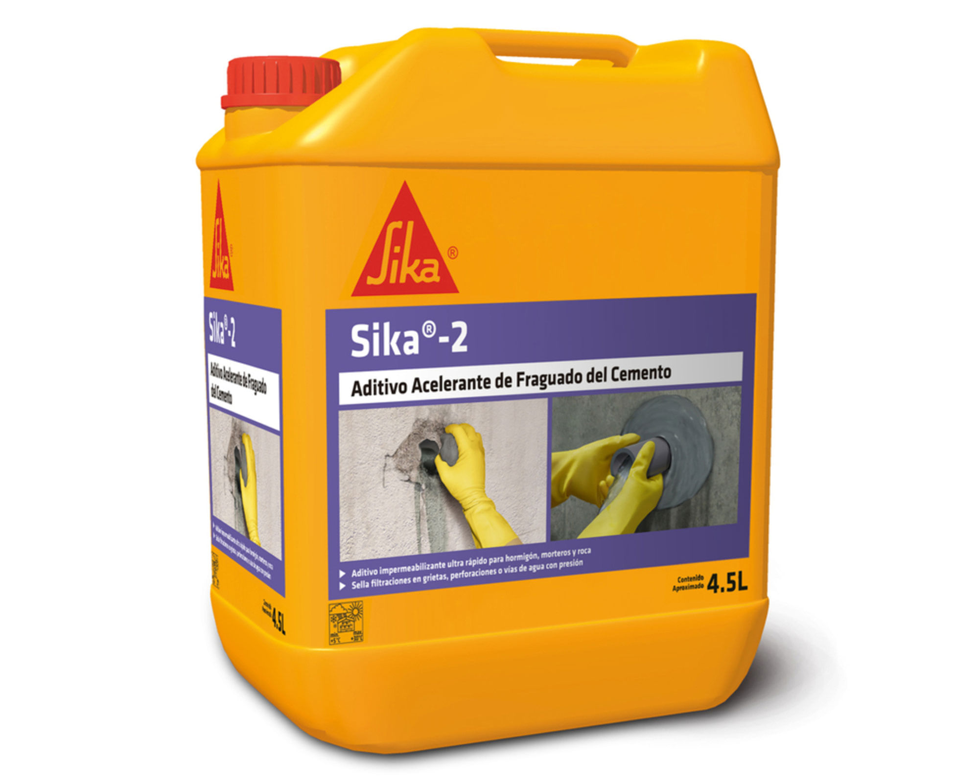 Acelerador de fraguado 4,5 lt sika 2 Sika.