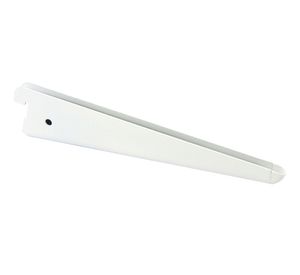 Soporte para pilar ranurado doble 22 cm blanco Ducasse