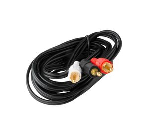 Cable Y 3 m MA-3190 stereo conectores RCA y miniplug Macrotel