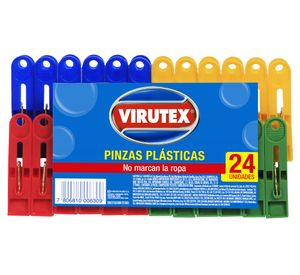 Pinzas para ropa plástico Virutex