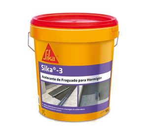 Acelerador de fraguado y endurecimiento 18 lts sika 3 Sika