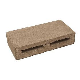 Bloque 10x20x40 cm liso gris Grau