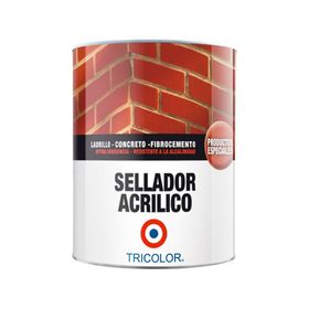 Sellador acrílico 1/4 galón ladrillo semibrillante Tricolor