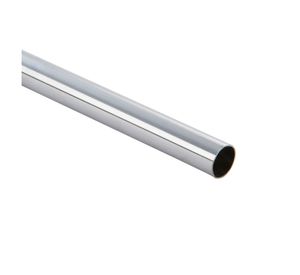 Barra cortina baño 1,80 m cromada Metalhsa