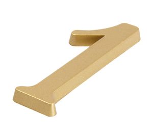 Número 1 7 cm bronce Poli