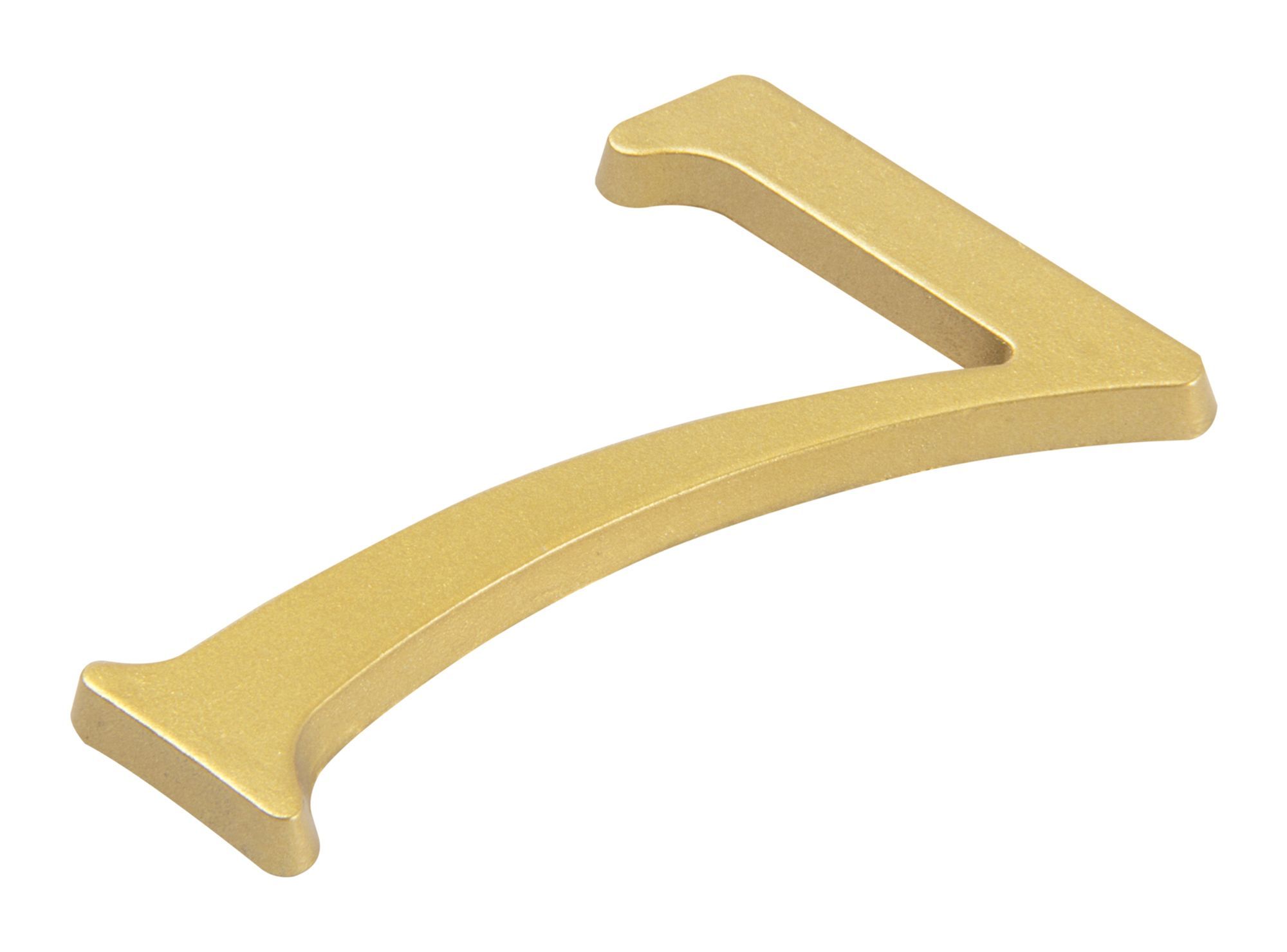 Número 7 7 cm Bronce Poli