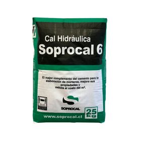 Cal hidraúlica 25 kilos soprocal 6 Soprocal