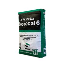 Cal hidraúlica 25 kilos soprocal 6 Soprocal
