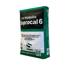 Cal hidraúlica 25 kilos soprocal 6 Soprocal