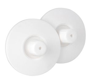 Set soportes barra baño blanco 2 unidades 5F