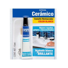 Esmalte restaurador 15 ml Cerámico blanco Ceys