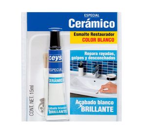 Esmalte restaurador 15 ml Cerámico blanco Ceys