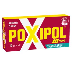 Soldadura plástica 14 ml transparente Poxipol