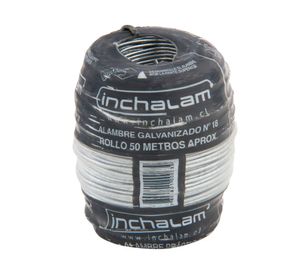 Alambre 2,11mmx36mt galvanizado 1 kilo. Inchalam