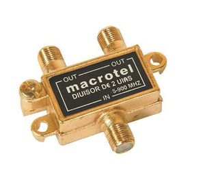 Divisor señal 2 vias Macrotel