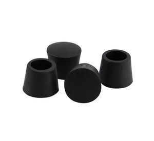 Regatón 5/8'' color negro Goma hogar