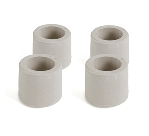 Regatón blanco 3/4'' 4 unidades Goma hogar