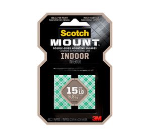 Cuadro montaje doble faz Interior 2.54x2.54 cm 48 un.