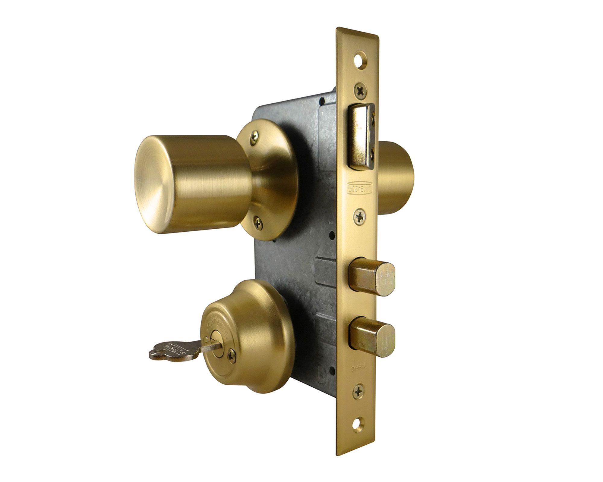 Cerradura embutida acceso 4180BSL/BSL bronce Scanavini