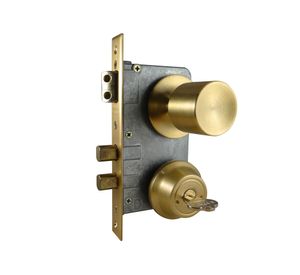 Cerradura embutida acceso 4180BSL/BSL bronce Scanavini