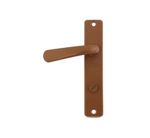 Cerradura embutir manilla baño/dormitorio clásica Poli