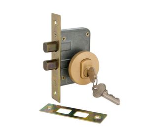 Cerrojo embutido doble 1070 Bronce satinado Scanavini