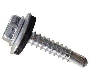 Autoperforante hexagonal con golilla 1/4x3 1/2'' 100 unidades Mamut