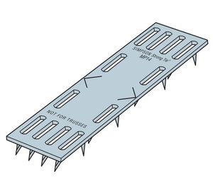 Plato dentado 1x4'' Simpson Strong-Tie.