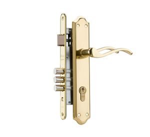 Cerradura embutida manilla oficina bronce Anna Poli