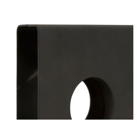 Caja metálica reja para cerradura de sobreponer negra Scanavini