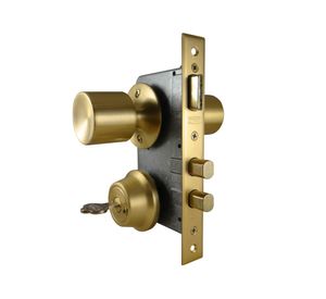 Cerradura embutida acceso 4180 bronce Scanavini