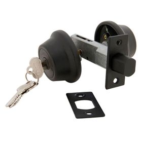 Cerrojo tubular doble 6070 negro Scanavini