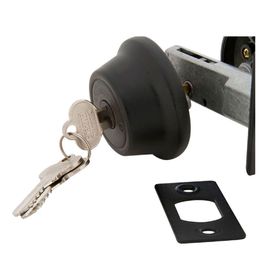 Cerrojo tubular doble 6070 negro Scanavini